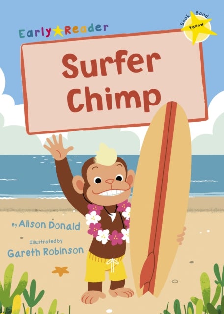 Surfer Chimp - (Yellow Early Reader)