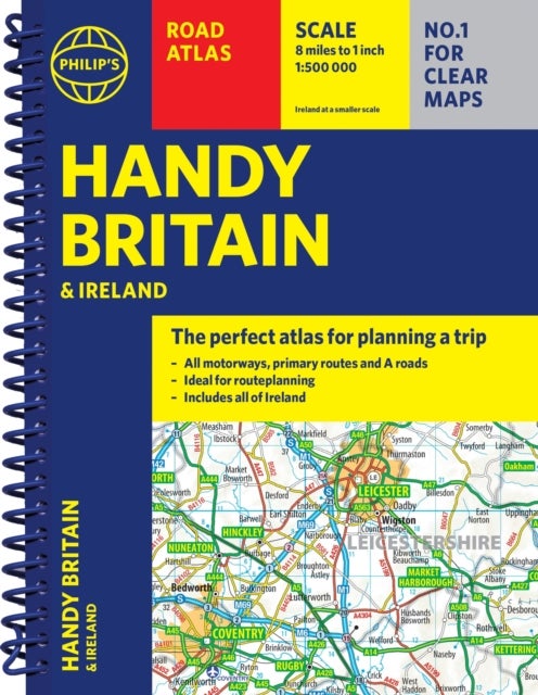 Philip's Handy Atlas Britain - Spiral A5