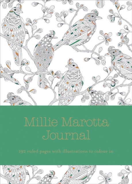 Millie Marotta Journal - ruled pages with full page illustrations from Wild Savannah