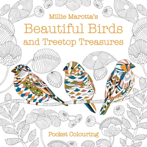 Millie Marotta's Beautiful Birds and Treetop Treasures Pocket Colouring