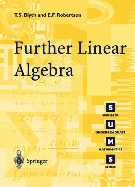 Bilde av Further Linear Algebra Av T.s. Blyth, E F. Robertson