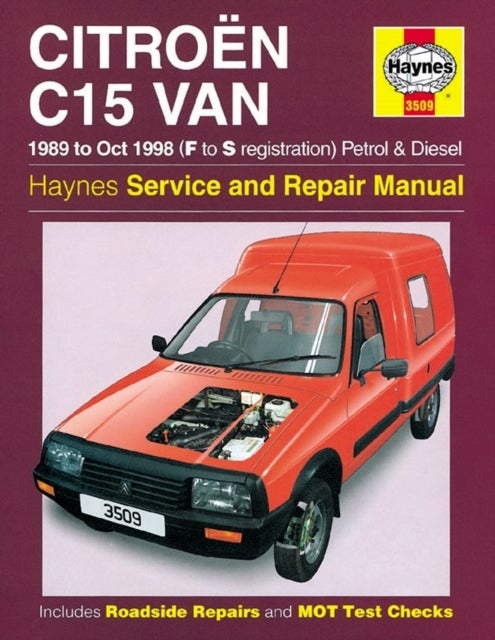 Bilde av Citroen C15 Van Petrol &amp; Diesel (89 - Oct 98) Haynes Repair Manual Av Haynes Publishing