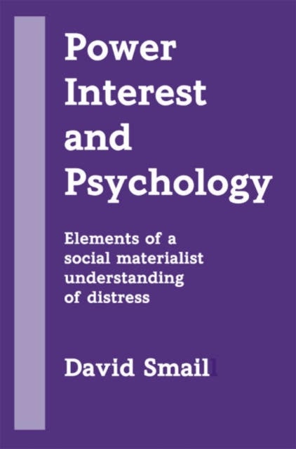 Power, Interest and Psychology - Elements of a Social Materialist Understanding of Distress