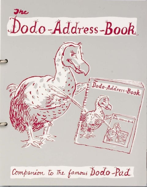 Dodo Address Book (Looseleaf) - A Companion Refillable Address Book to the famous Dodo Pad diary