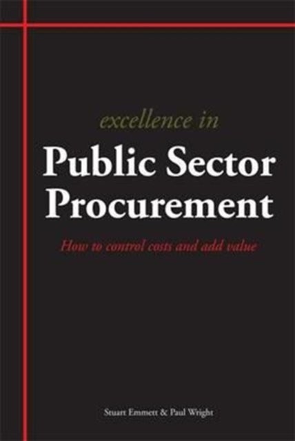 Bilde av Excellence In Public Sector Procurement Av Stuart Emmett, Paul Wright
