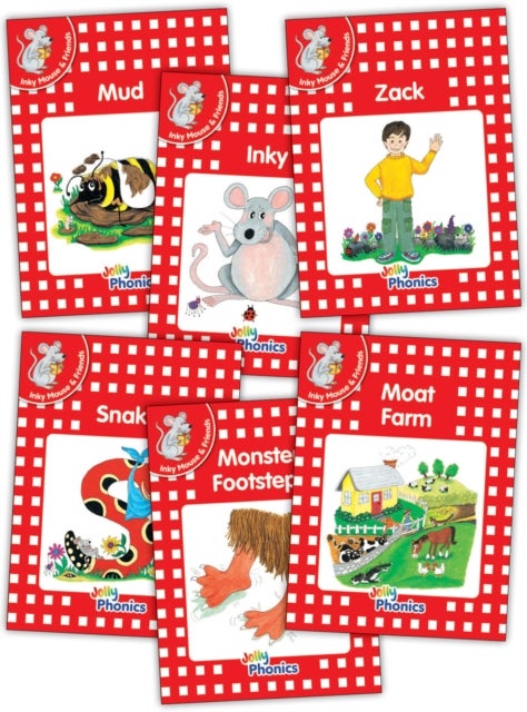 Jolly Phonics Readers, Inky & Friends, Level 1 - in Precursive Letters (British English edition)