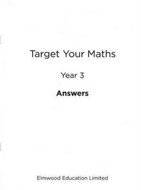Bilde av Target Your Maths Year 3 Answer Book Av Stephen Pearce