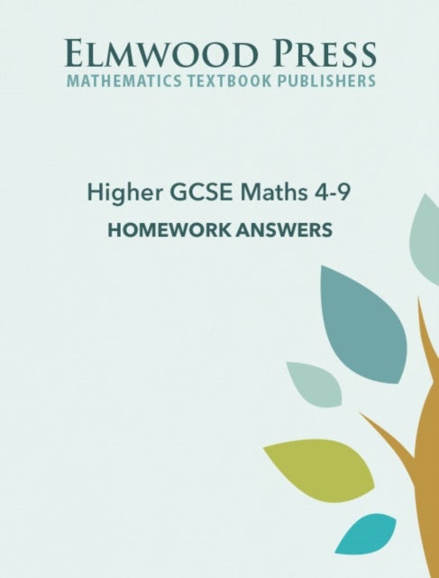 Bilde av Higher Gcse Maths 4-9 Homework Answers Av Michael White