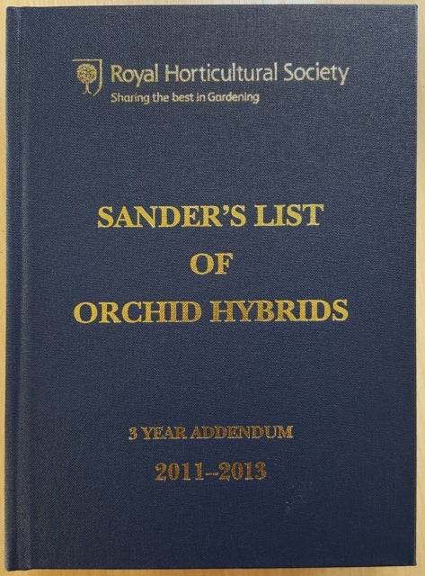 Bilde av Sander&#039;s List Of Orchid Hybrids 3 Year Addendum 2011-2013