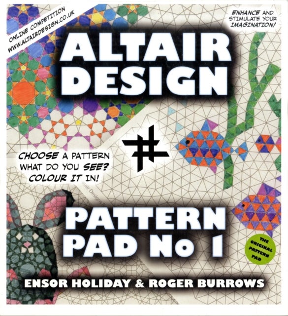 Altair Design Pattern Pad - Geometrical Colouring Book