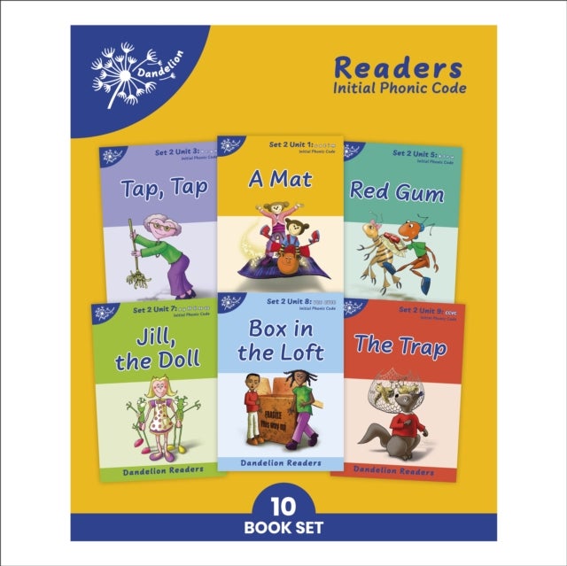 Phonic Books Dandelion Readers Set 2 Units 1-10 - Sounds of the alphabet and adjacent consonants