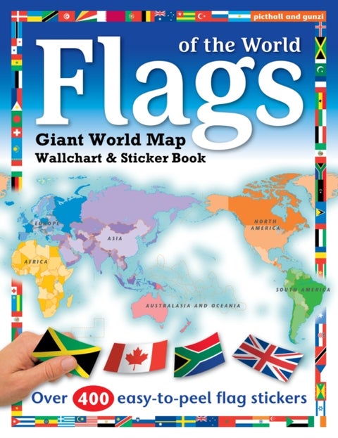 Flags of the World - World Map Wallchart Poster and Sticker Book