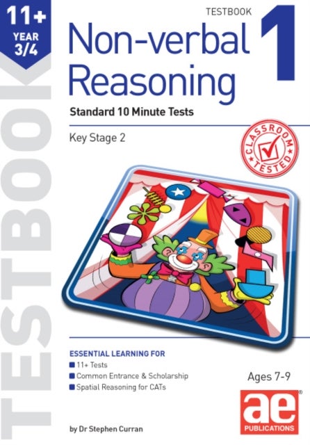 11+ Non-verbal Reasoning Year 3/4 Testbook 1 - Standard 10 Minute Tests