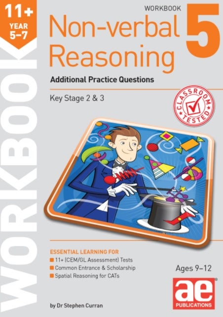 11+ Non-verbal Reasoning Year 5-7 Workbook 5 - Additional Practice Questions