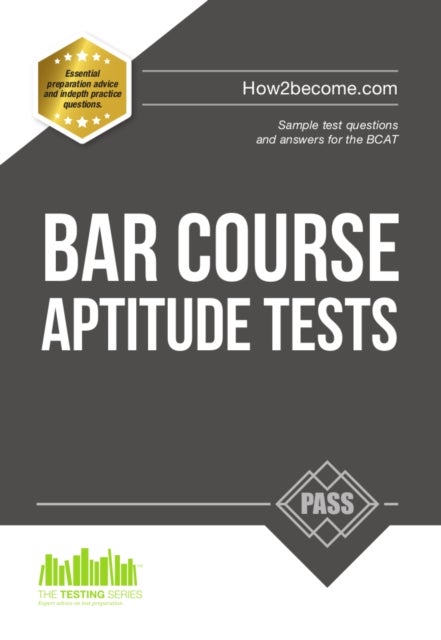 Bilde av Bar Course Aptitude Tests: Sample Test Questions And Answers For The Bcat Av Richard Mcmunn