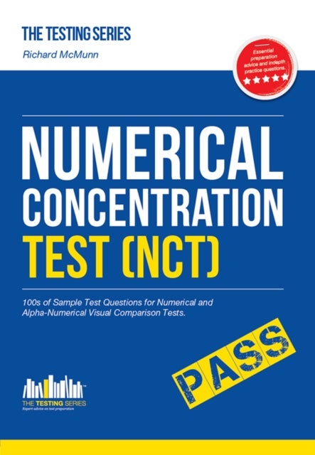 Bilde av Numerical Concentration Test (nct): Sample Test Questions For Train Drivers And Recruitment Processe Av Richard Mcmunn