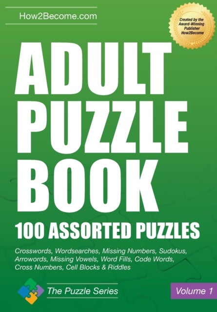 Adult Puzzle Book - 100 Assorted Puzzles