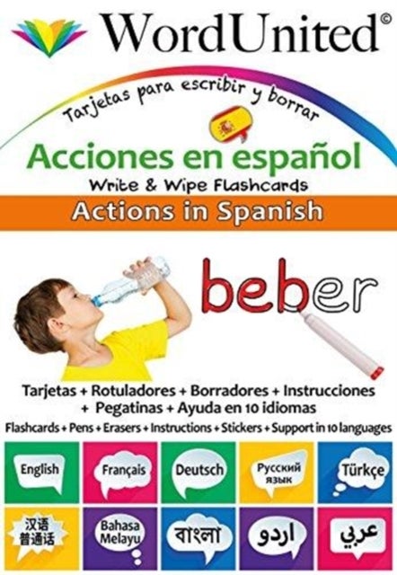Actions in Spanish - Write & Wipe Flashcards