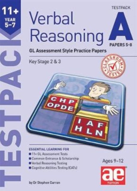 11+ Verbal Reasoning Year 5-7 GL & Other Styles Testpack A Papers 5-8 - GL Assessment Style Practice Papers