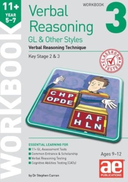 11+ Verbal Reasoning Year 5-7 GL & Other Styles Workbook 3 - Verbal Reasoning Technique