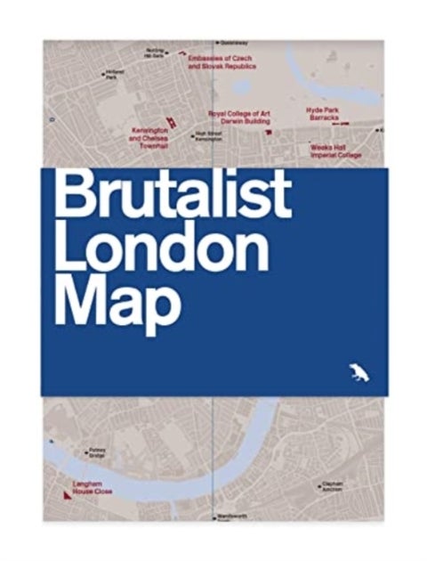 Brutalist London Map - Guide to Brutalist architecture in London - 2nd edition