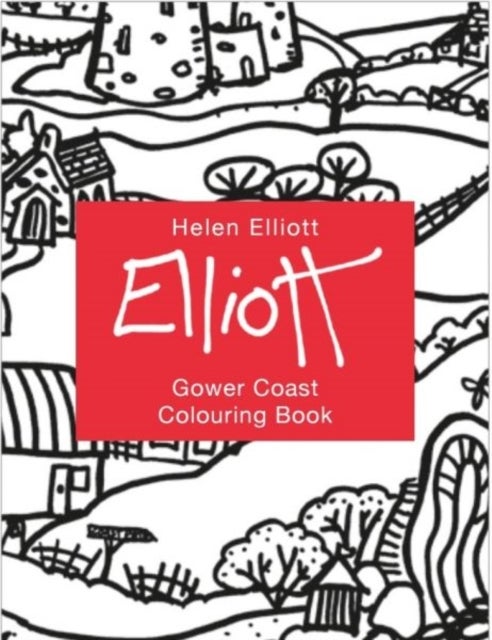 Bilde av Helen Elliott Concertina Colouring Book: Gower Coast