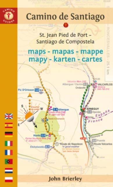 Bilde av Camino De Santiago Maps Av John (john Brierley) Brierley