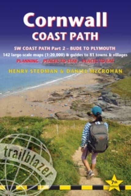 Bilde av Cornwall Coast Path (trailblazer British Walking Guides) Sw Coast Path Part 2 - Bude To Plymouth Av Henry Stedman, Joel Newton