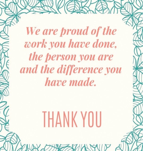 Retirement book to sign (Hardcover) - Happy Retirement Guest Book, thank you book to sign, leaving work book to sign, Guestbook for retire