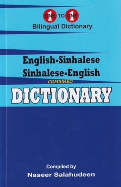 English-Sinhalese & Sinhalese-English One-to-One Dictionary - Script & Roman (Exam Dictionary)