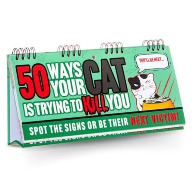 50 Ways Your Cat Is Trying To Kill You Flipbook - Boxer Gifts Cat Gifts For Cat Lovers