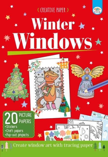 Creative Paper: Winter Windows - Creative window art with tracing paper