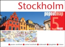 Stockholm PopOut Map - pocket-size, pop up map of Stockholm city centre