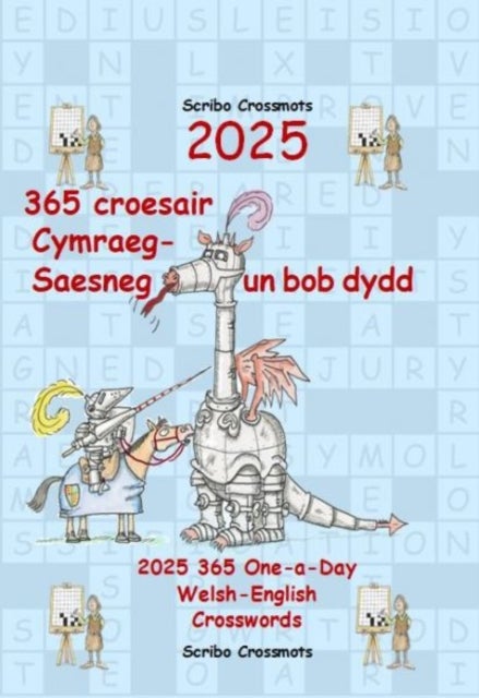 2025 365 croesair Cymraeg-Saesneg Un bob dydd - 2025 365 One-a-day Welsh-English Crosswords