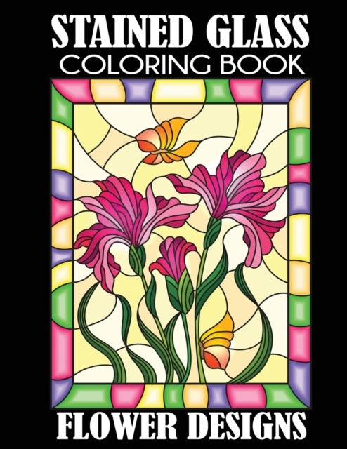 Bilde av Stained Glass Coloring Book Av Creative Coloring