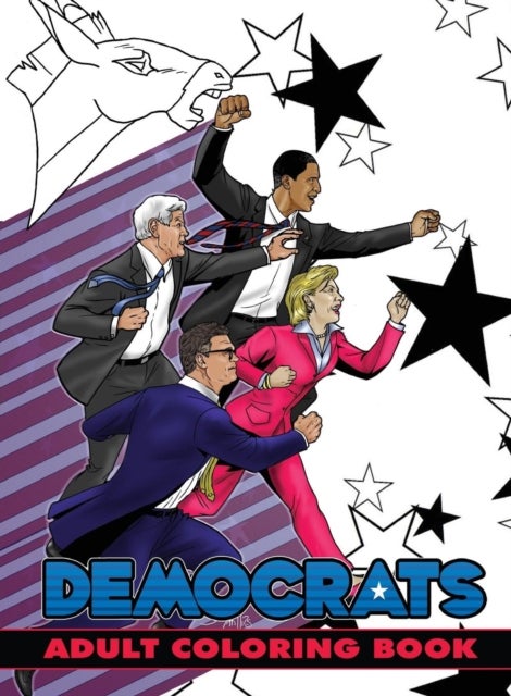 Political Power - Democrats Adult Coloring Book