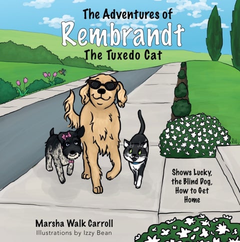 The Adventures of Rembrandt the Tuxedo Cat - Shows Lucky, the Blind Dog, How to Get Home