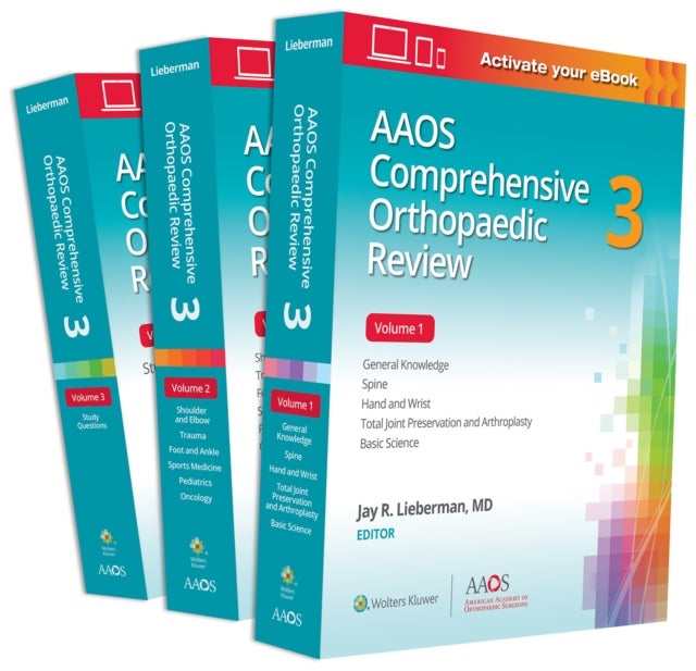 Bilde av Aaos Comprehensive Orthopaedic Review 3: Print + Ebook
