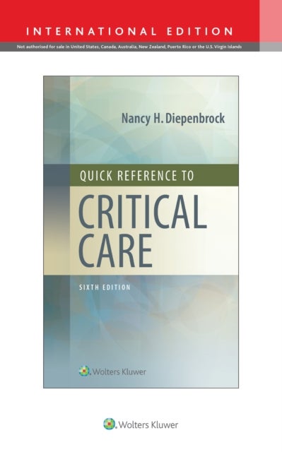 Bilde av Quick Reference To Critical Care Av Nancy H. Diepenbrock