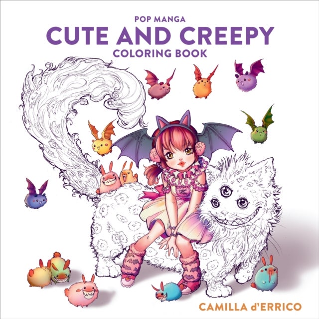 Bilde av Pop Manga Cute And Creepy Coloring Book Av Camilla D&#039;errico