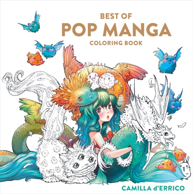 Bilde av Best Of Pop Manga Coloring Book Av Camilla D&#039;errico