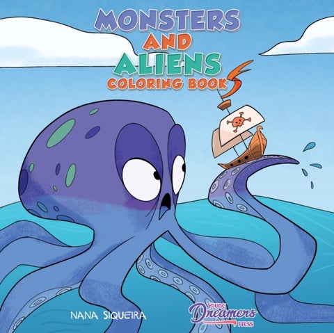 Monsters and Aliens Coloring Book - For Kids Ages 4-8