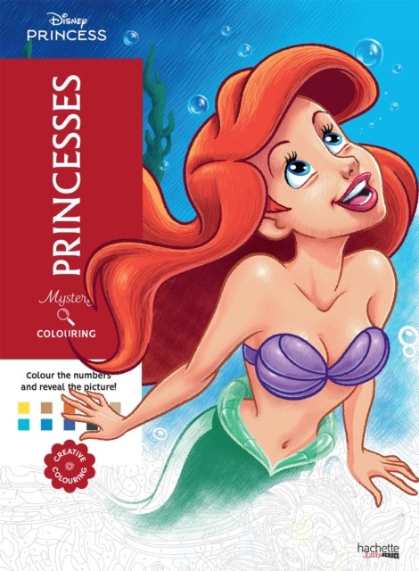 Mystery Colouring - Princesses - Reveal iconic Disney characters with colour by number