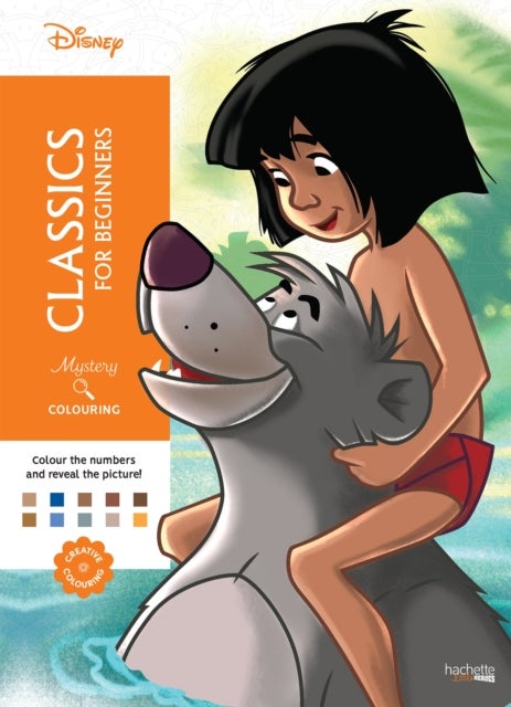 Mystery Colouring - Classics for Beginners - Reveal iconic Disney characters with colour by number