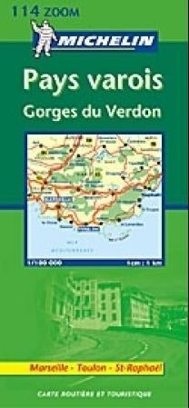 Pays varois, Gorges du Verdon = Pays varois : Verdon Gorges - Marseille, Toulon, St. Raphaël : carte routière et touristique