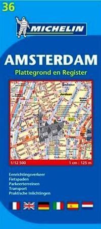 Amsterdam - plattegrond en register
