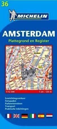 Amsterdam - plattegrond en register