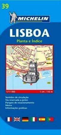 Lisboa - planta e índece