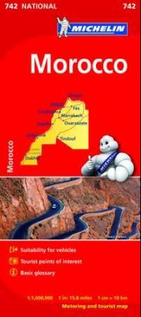 Morocco - motoring and tourist map