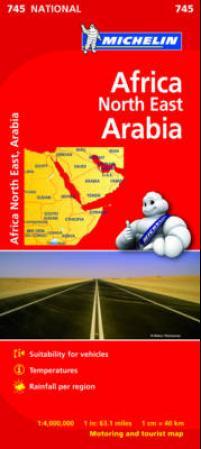 Africa north east, Arabia - motoring and tourist map